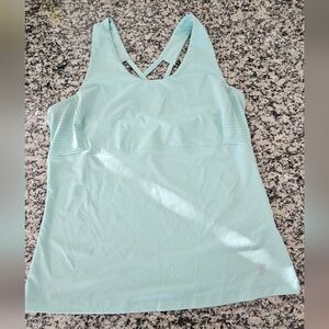 Prince Mint Green Racerback Athletic Tank Top Medium Strappy Activewear